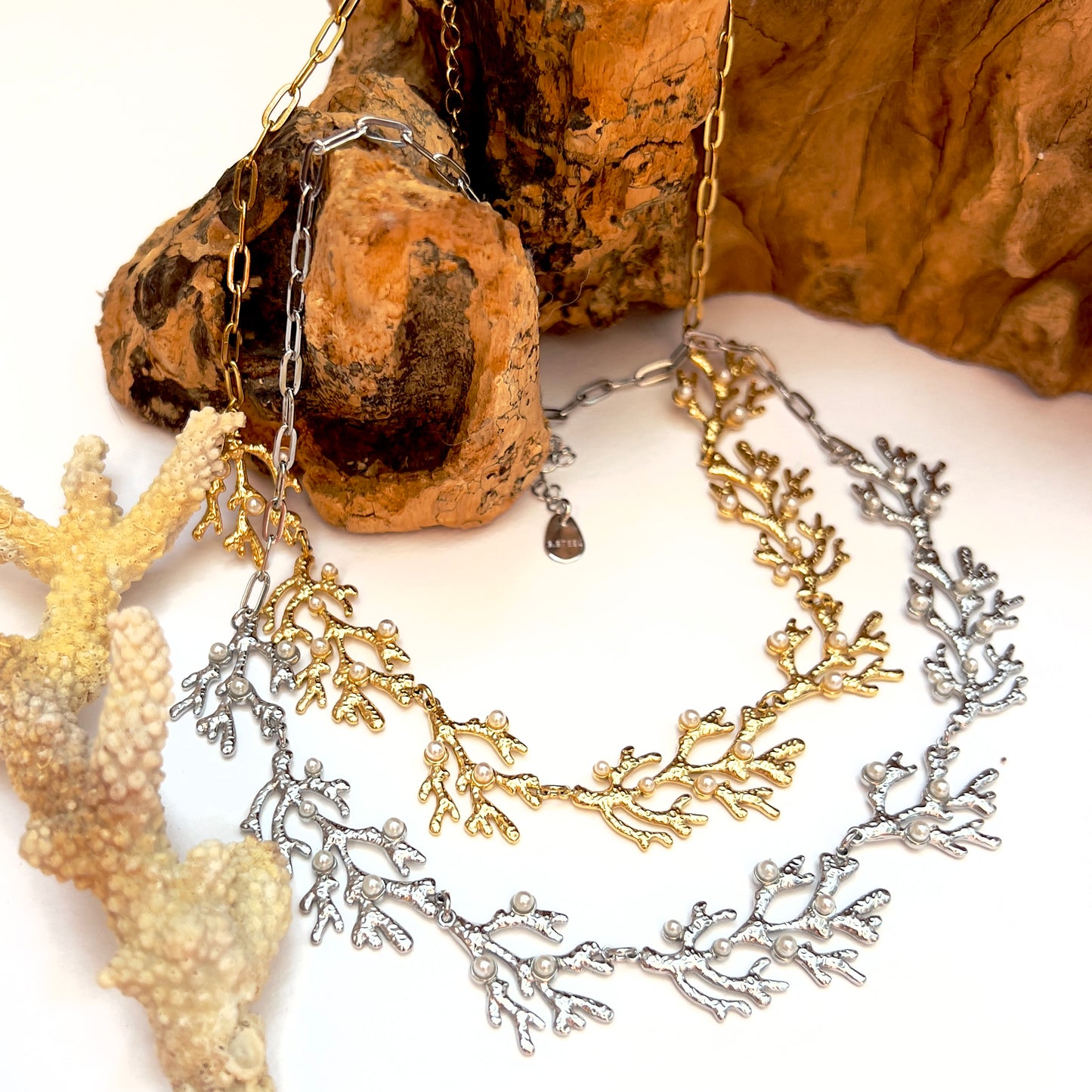 Oceanic Coral Necklace